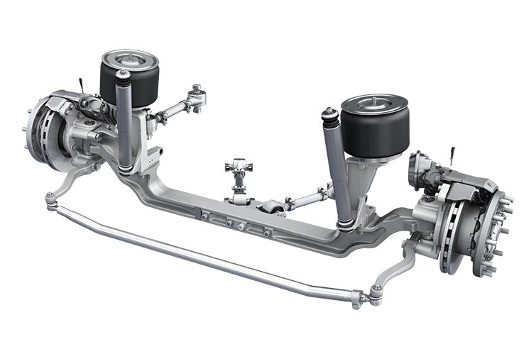 Első tengelyrendszer ZF RL-82A